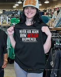 Never ask again how hitler happened shirt