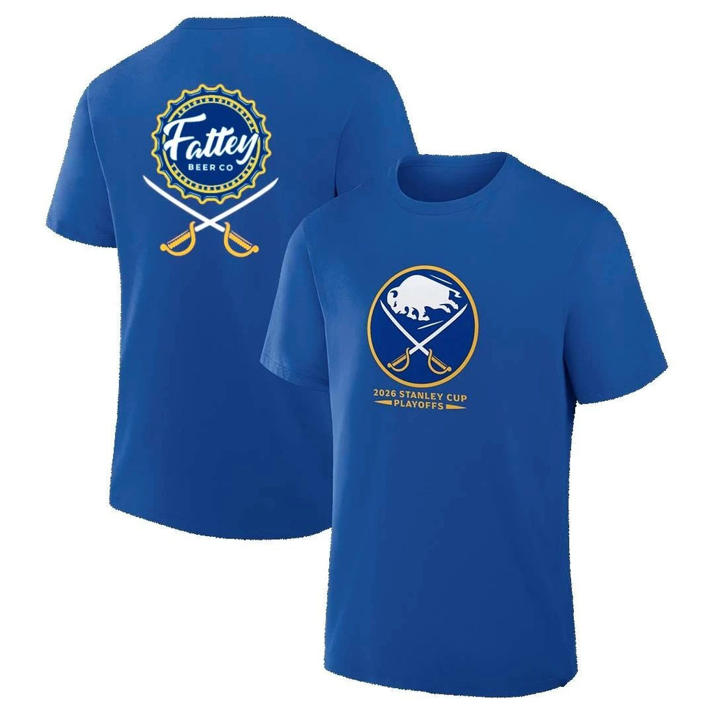 Buffalo Sabres Fattey Beer Co. Hockey front and back shirt