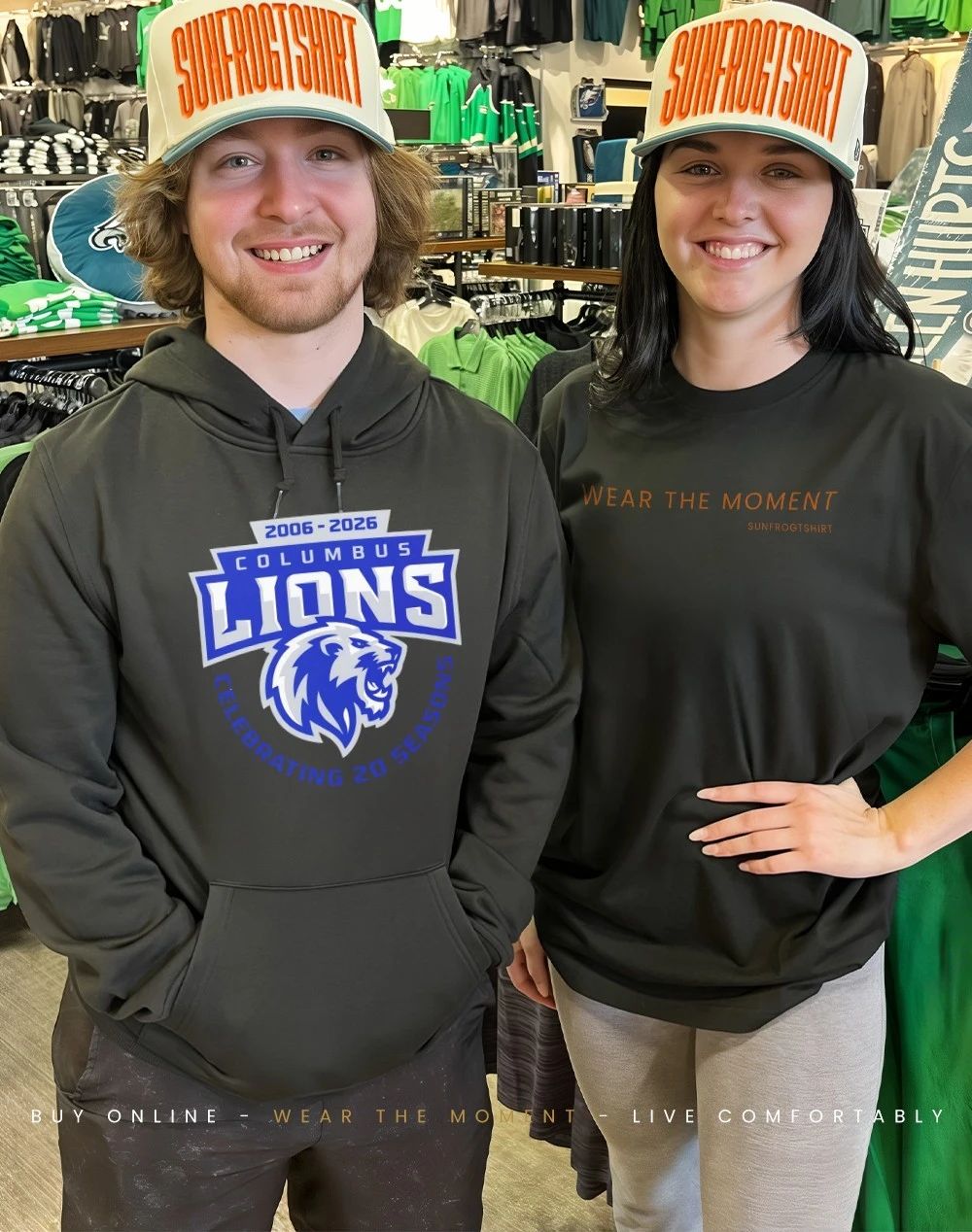 Columbus Lions x White Out 2006-2026 Gameday shirt