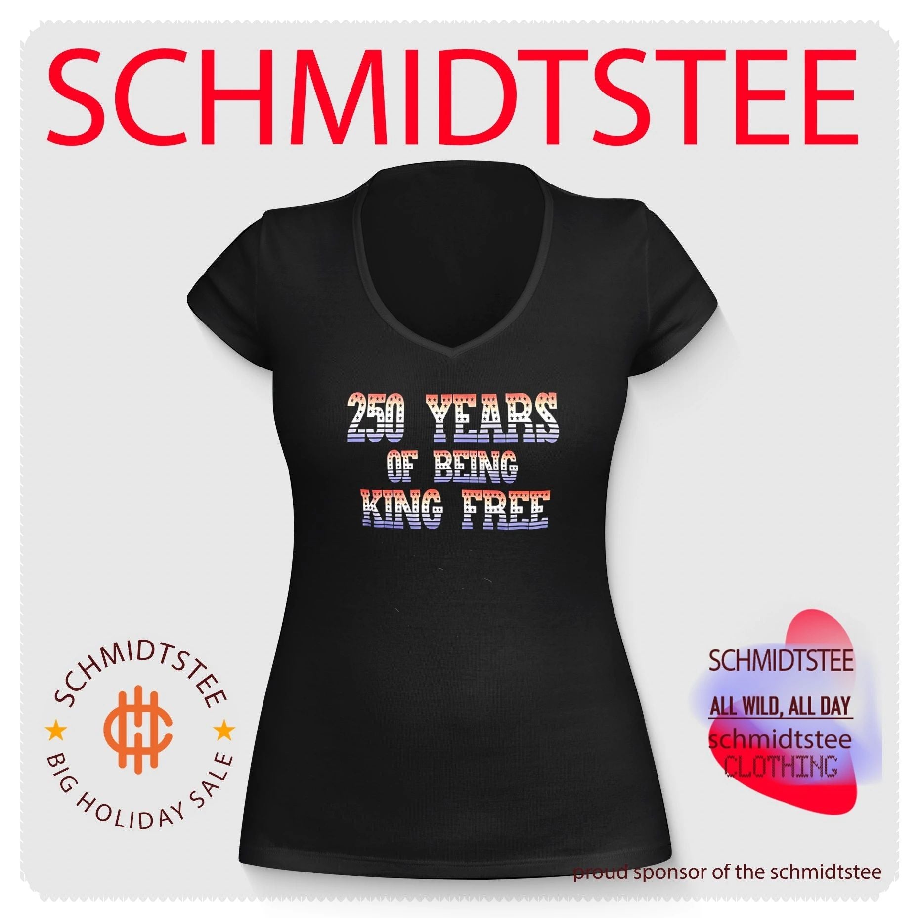250 years of being king fire shirt