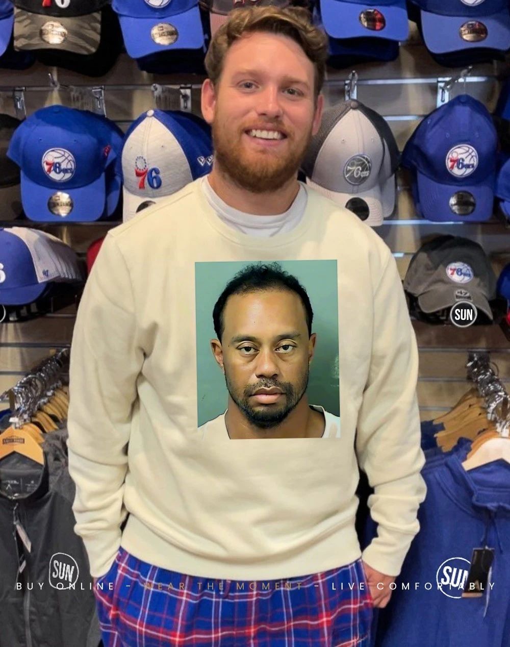Tiger Woods Mugshot Shirt