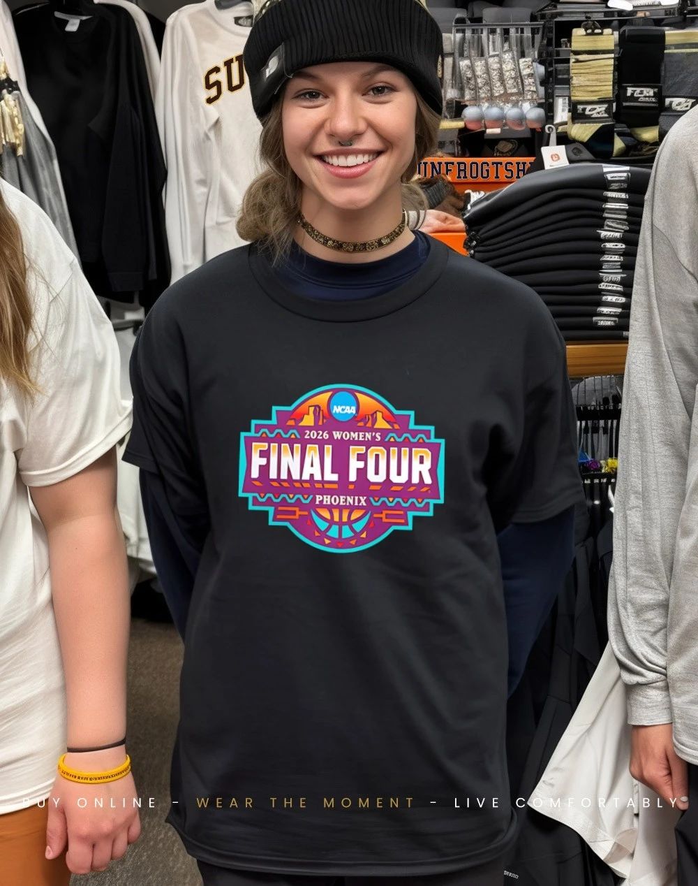 2026 NCAA Women’s Basketball Tournament March Madness Final Four Logo shirt