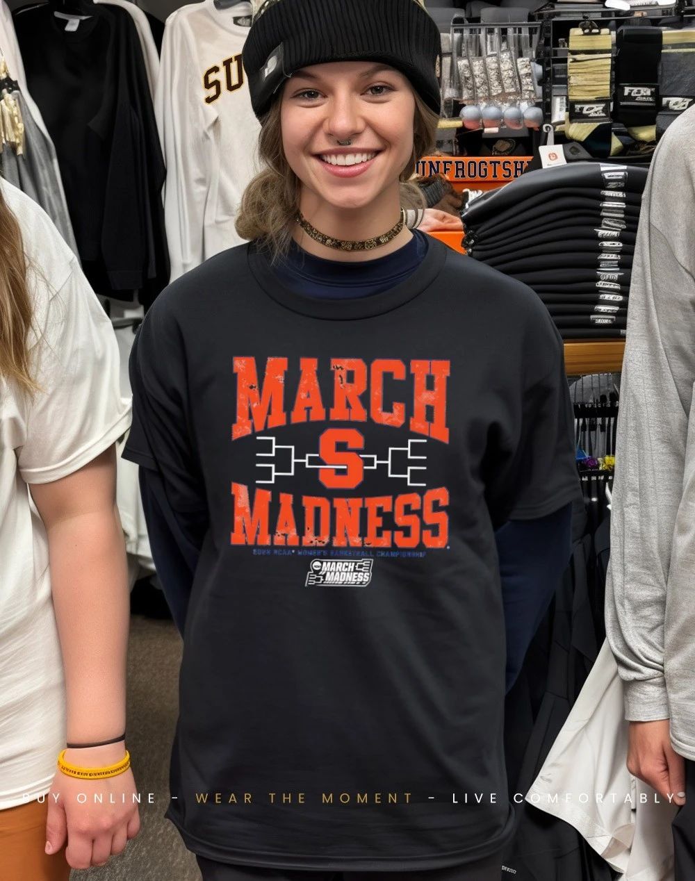 Syracuse Orange WBB 2026 March Madness logo shirt