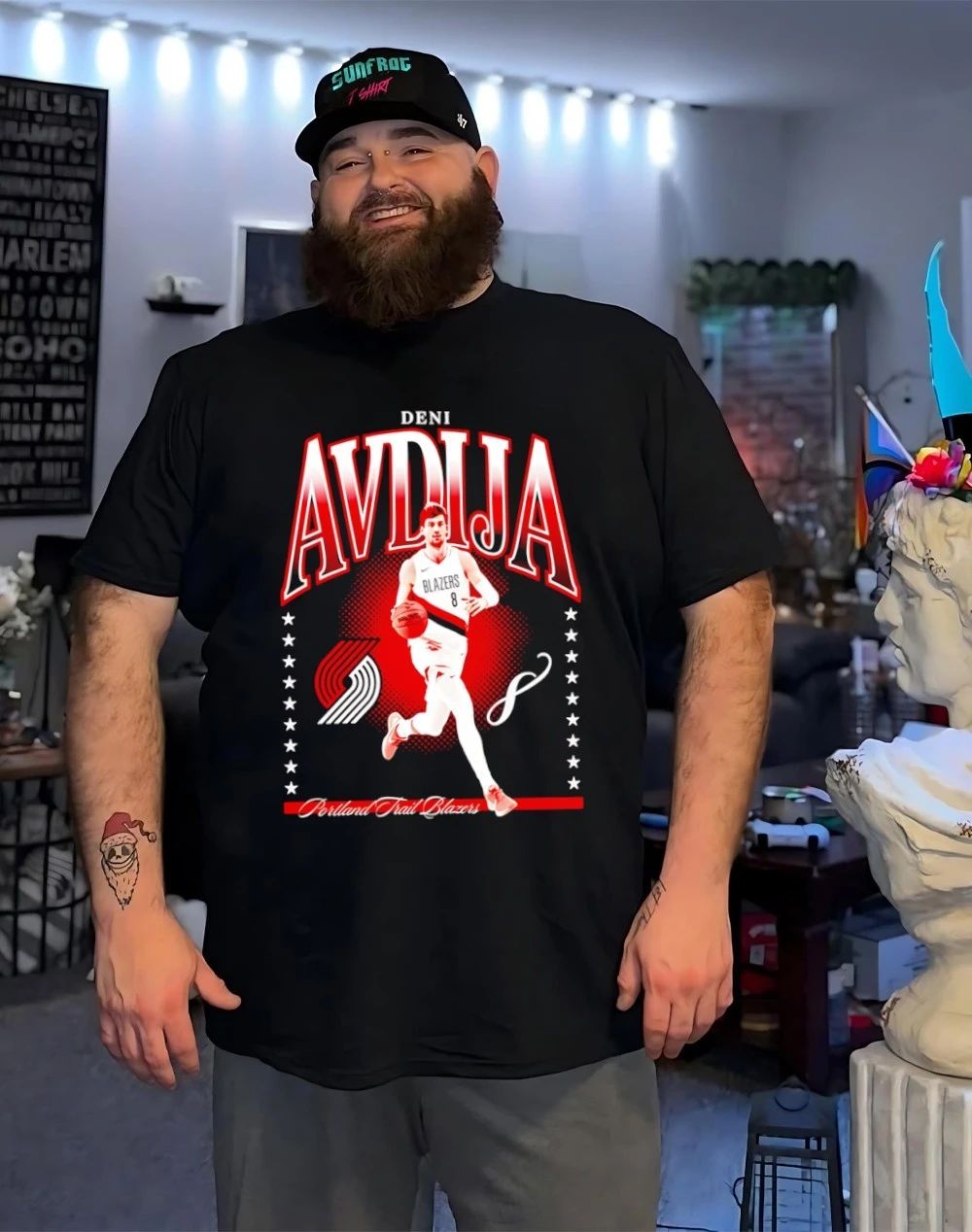 Deni Avdija Portland Trail Blazers hype shirt