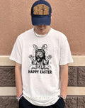 Jesus wearing bunny ears Happy Easter shirt