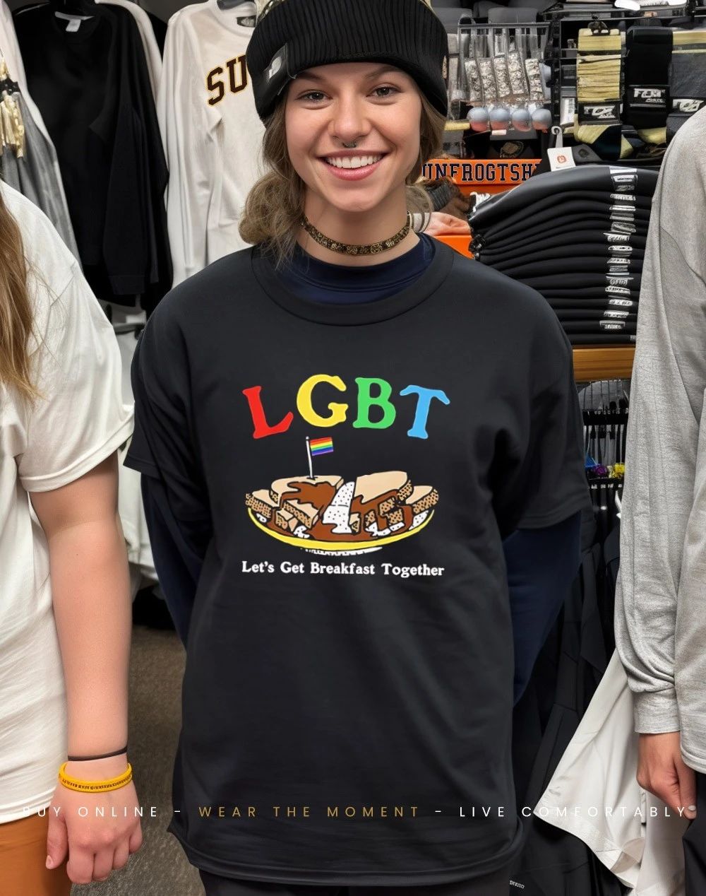 Let’s Get Breakfast Together LGBT Shirt