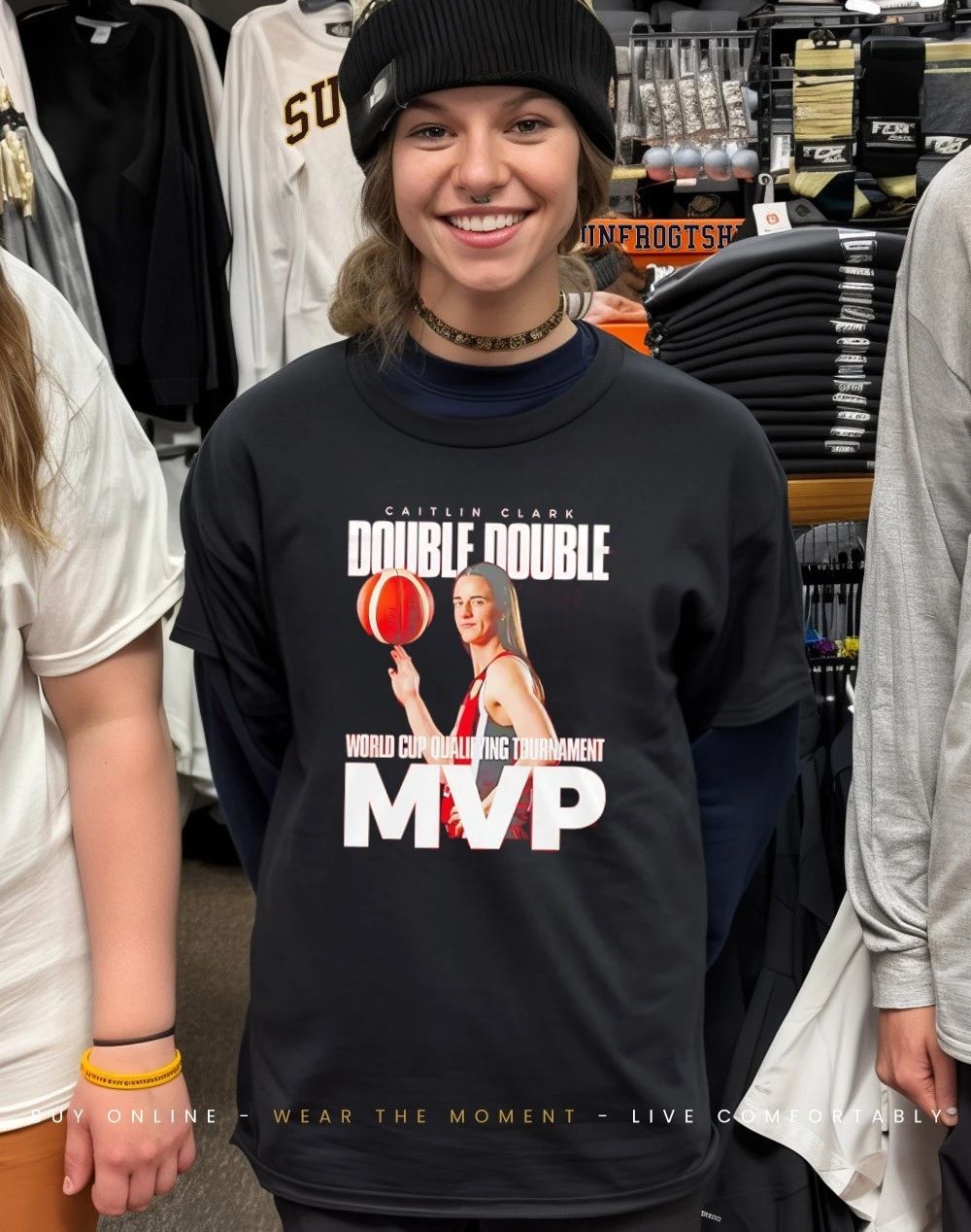 Caitlin Clark MVP of the 2026 FIBA Women’s World Cup Qualifying Tournament shirt