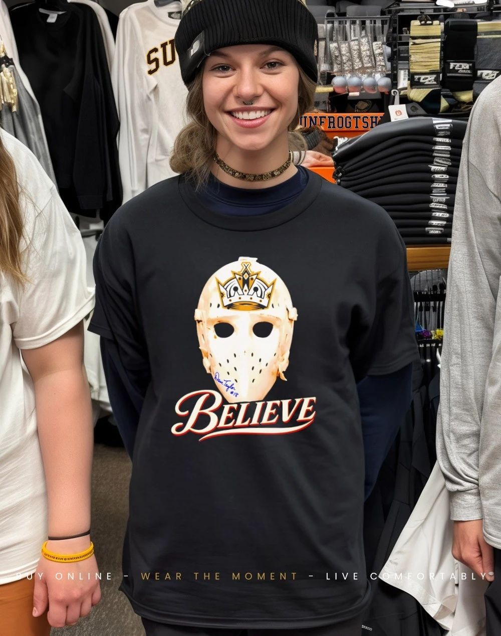 Believe Mask Los Angeles Kings shirt