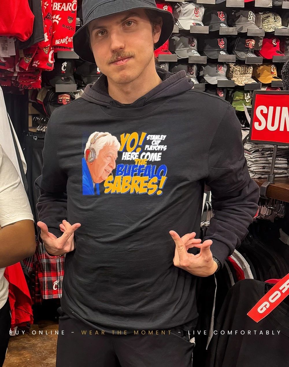 Rick Jeanneret Yo Here Come The Buffalo Sabres shirt