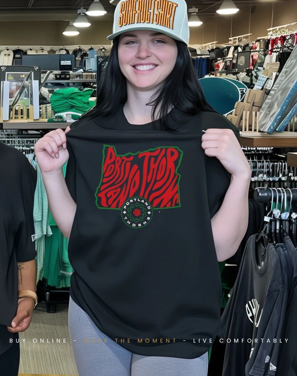 Portland Thorns FC Groovy State graphic shirt