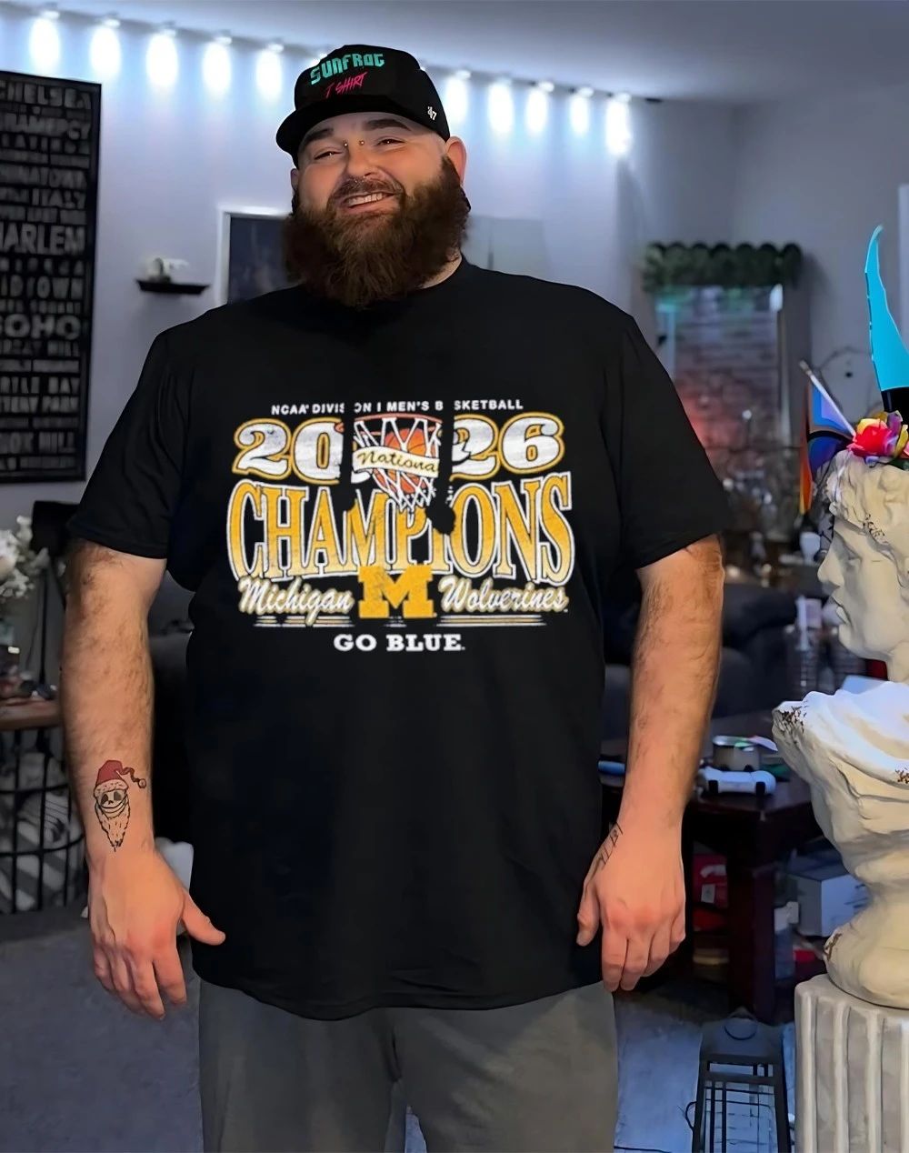Michigan Wolverines 2026 Men’s Basketball National Champions Big and Tall shirt