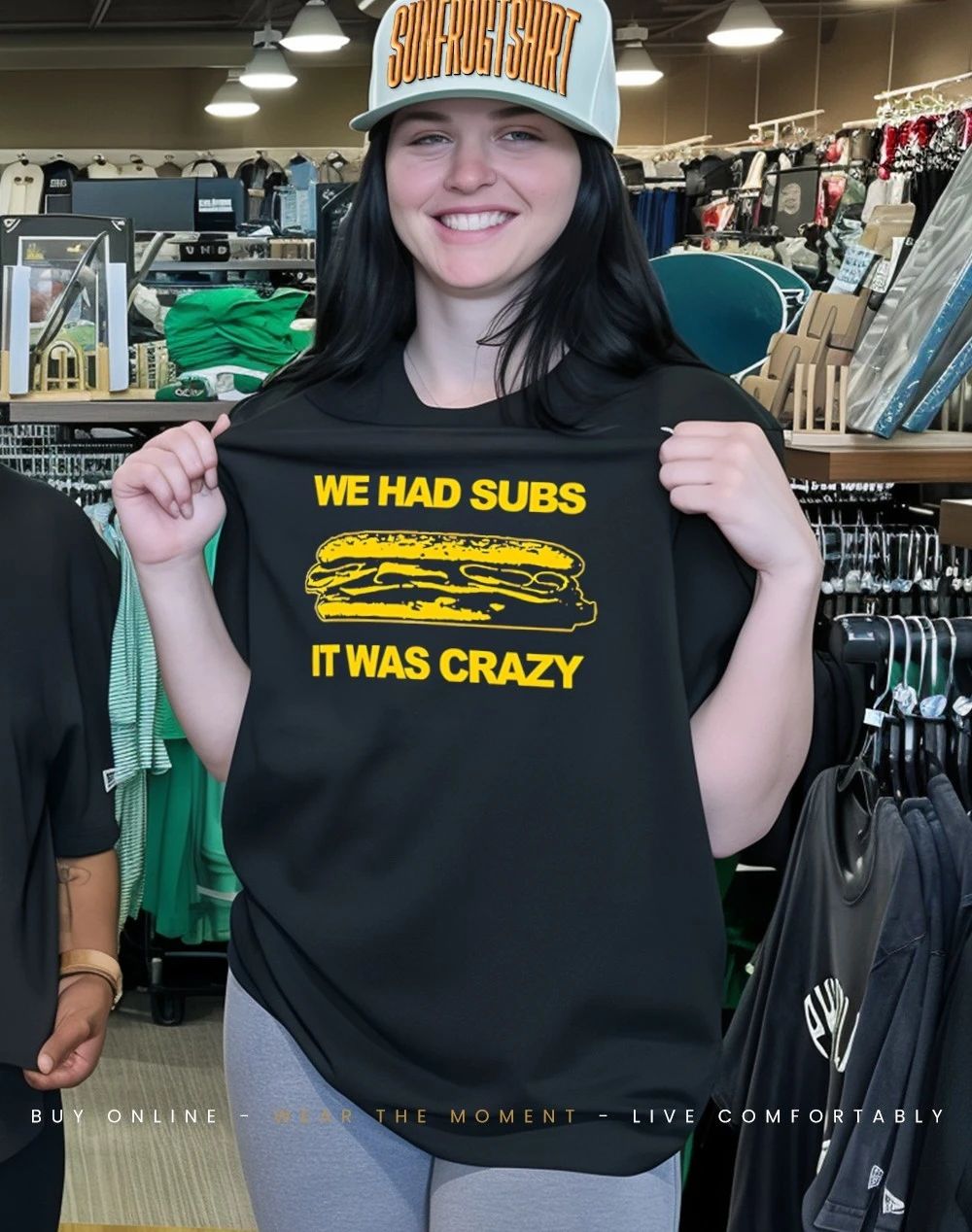Michigan Wolverines we had subs it was crazy shirt