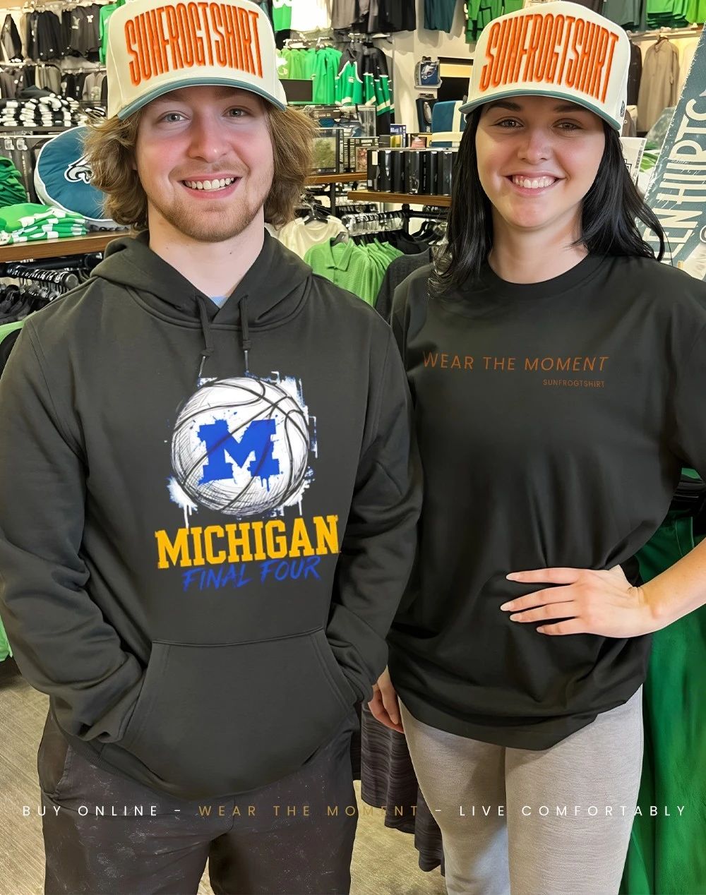 Michigan Wolverines 2026 Final Four March Madness paint shirt