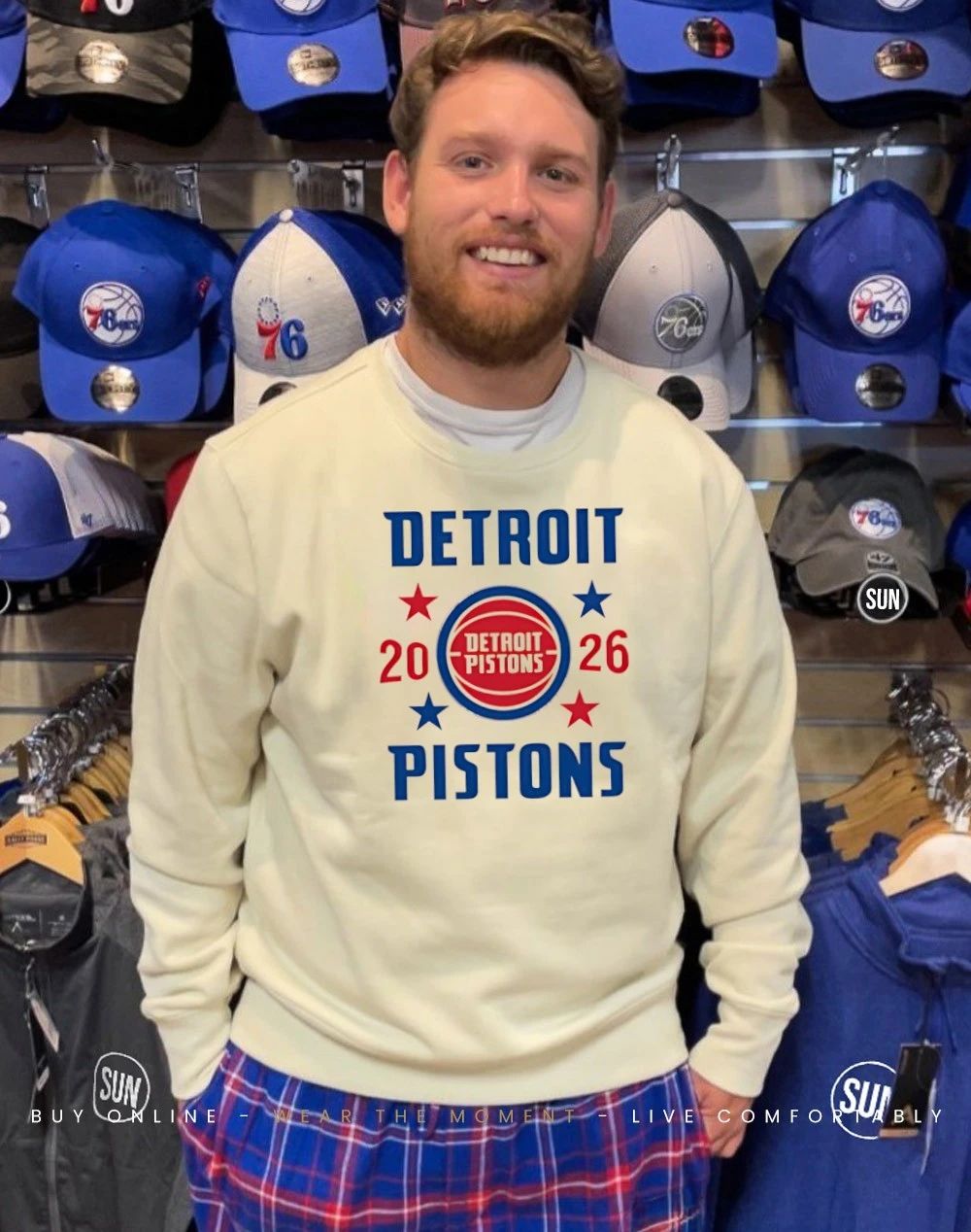 Detroit Pistons Playoffs ’26 Stars logo shirt
