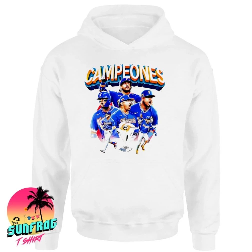 Campeones Venezuela baseball 2026 WBC Champions graphic shirt