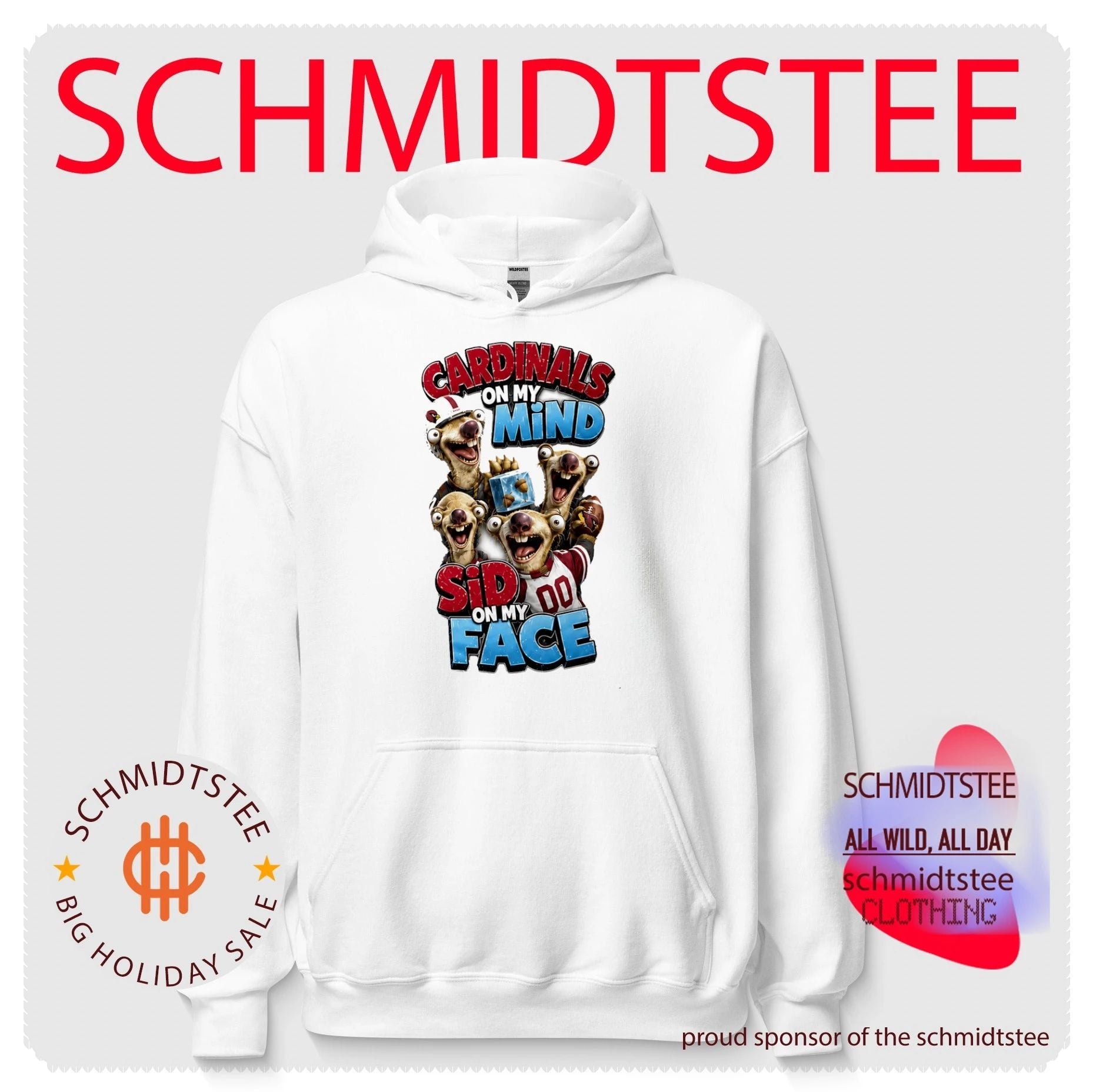 Arizona Cardinals on my Mind Sid On My Face shirt