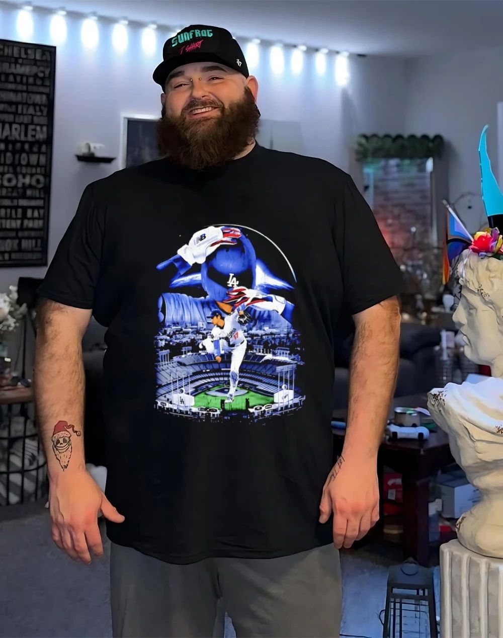 Shohei Ohtani Los Angeles Dodgers stadium graphic 2026 shirt