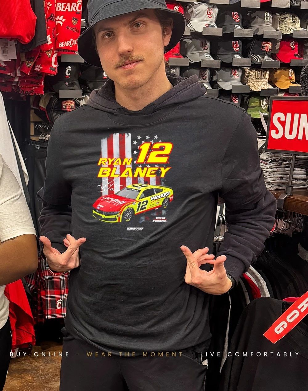 Ryan Blaney 12 Team Penske Vive La Fete Nascar Driver signature shirt