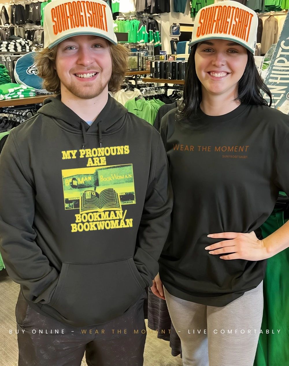 My Pronouns are BookMan BookWoman shirt