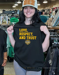 Michigan Wolverines MBB 2026 National Champions Love Respect and Trust shirt