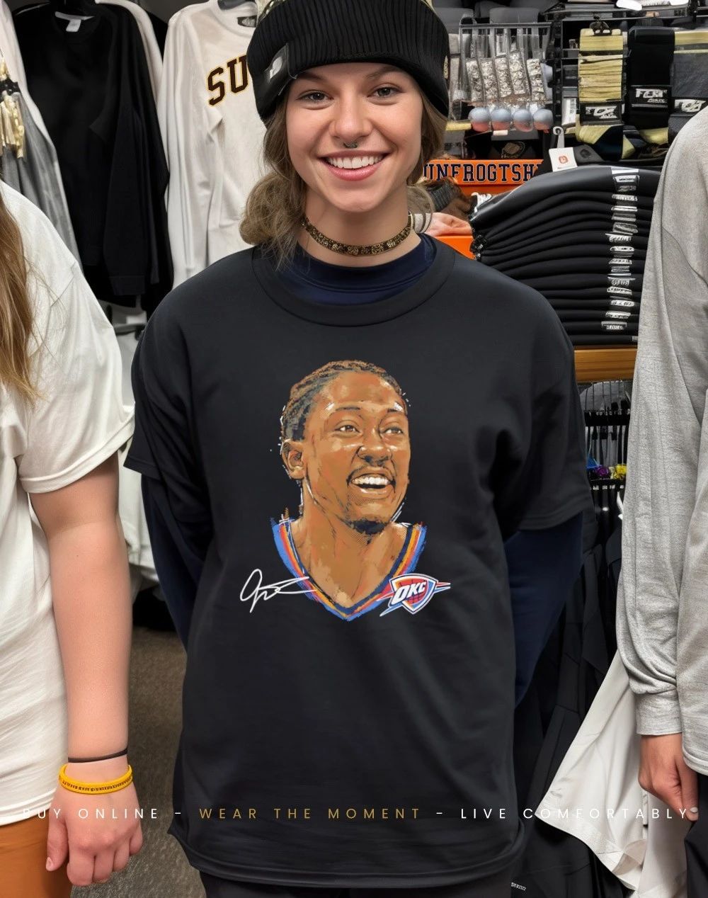 Jalen Williams Oklahoma City Thunder Portrait signature shirt