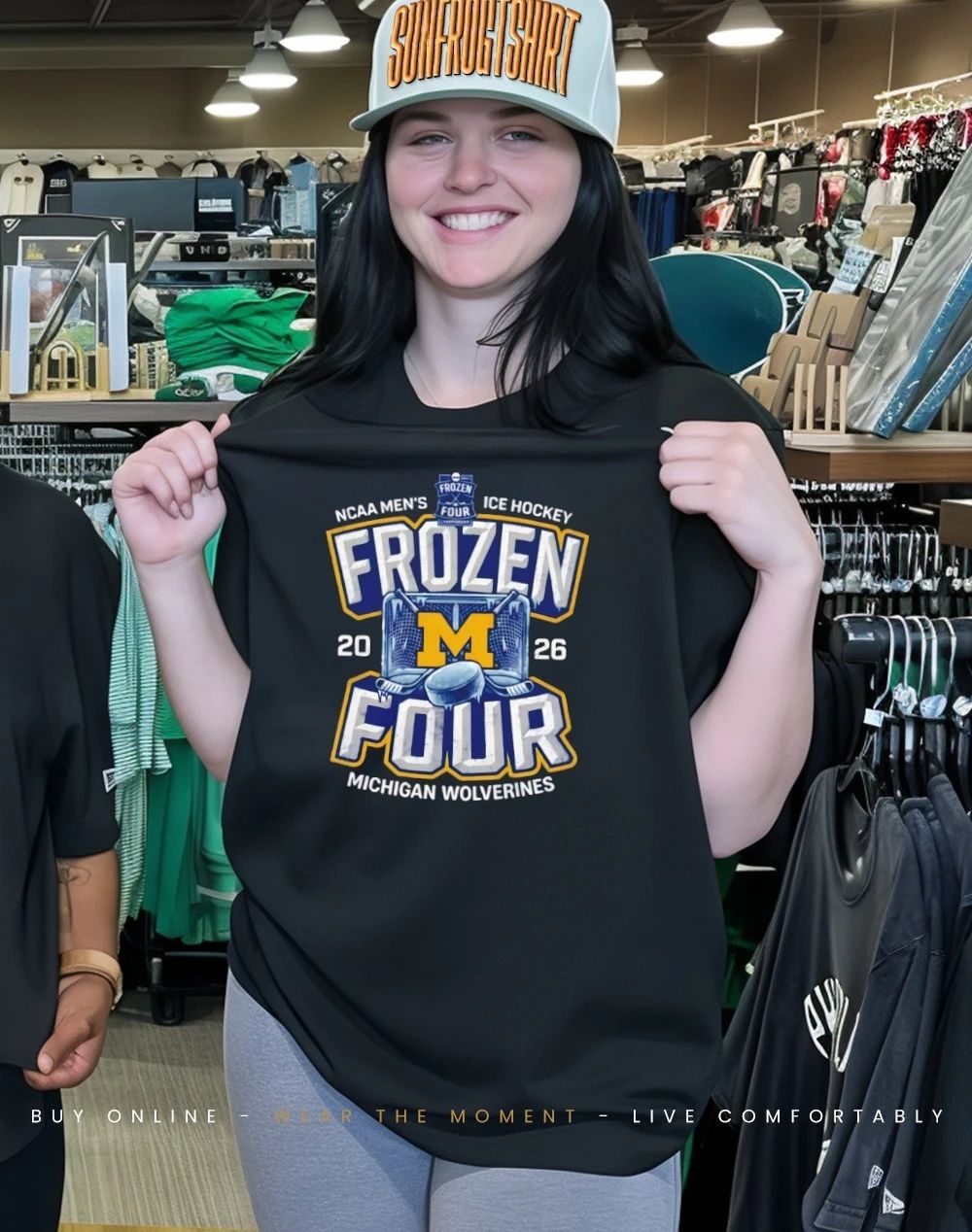 Michigan Men’s Ice Hockey 2026 Frozen Four graphic shirt