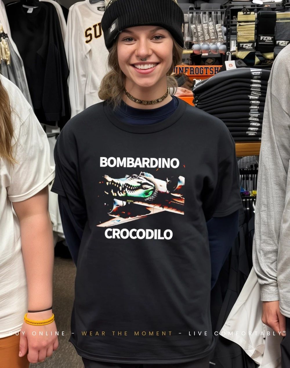 Italian Brainrot Bombardino Crocodilo Shirt