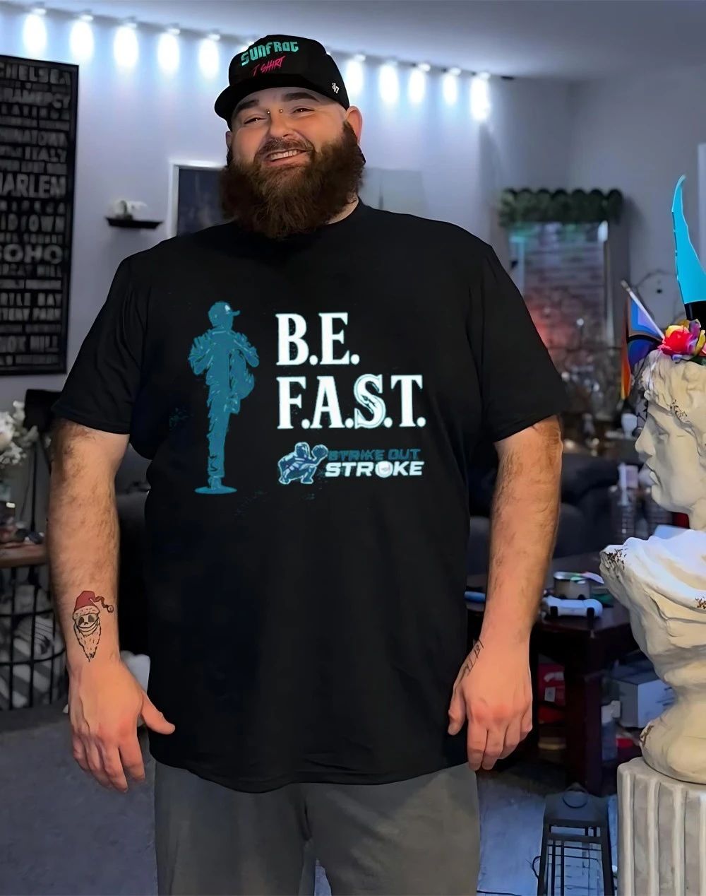 Seattle Mariners Strike Out Stroke Night Shirt