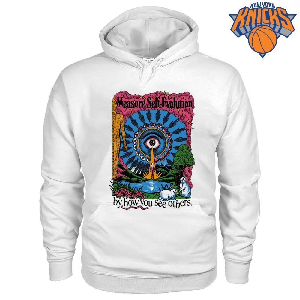 Psychedelic Measure Self Evolution Eye Surreal Spiritual Aesthetic Trippy Retro Graphic Shirt