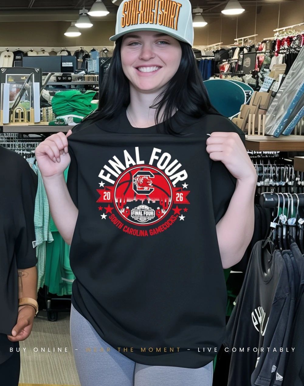 South Carolina WBB 2026 Final Four city skyline shirt