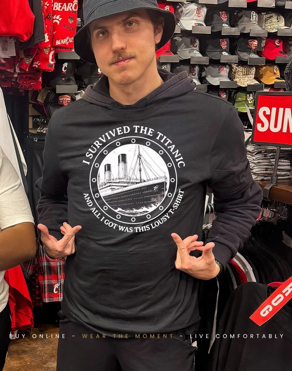 I survived The Titanic and all I got was this lousy t shirt