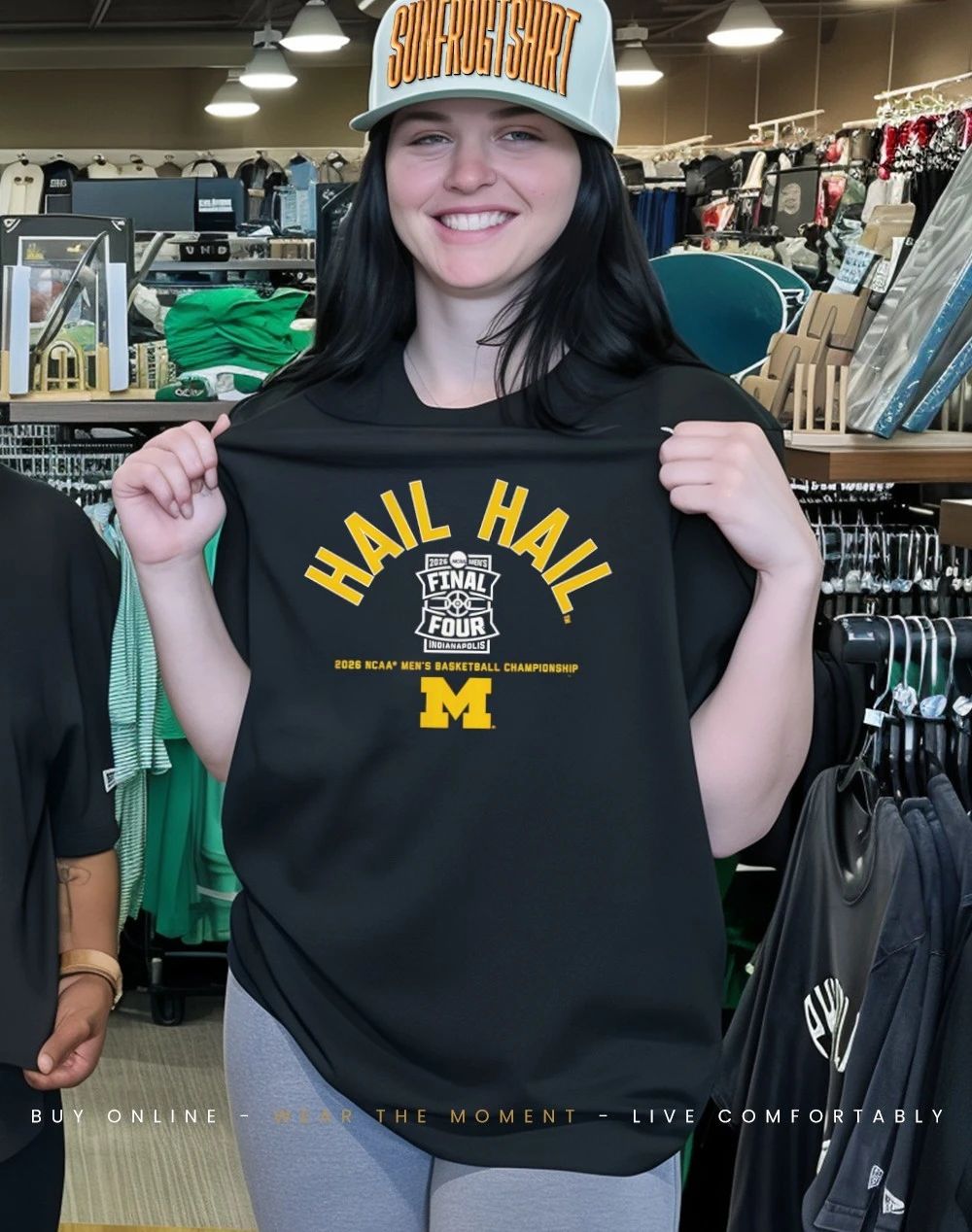 Michigan Wolverines MBB Hail Hail 2026 Final Four shirt