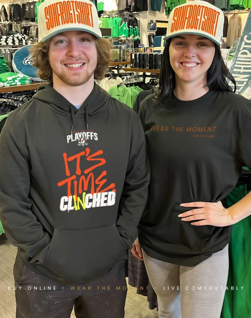 Anaheim Ducks It’s Time Clinched 2026 Playoffs shirt
