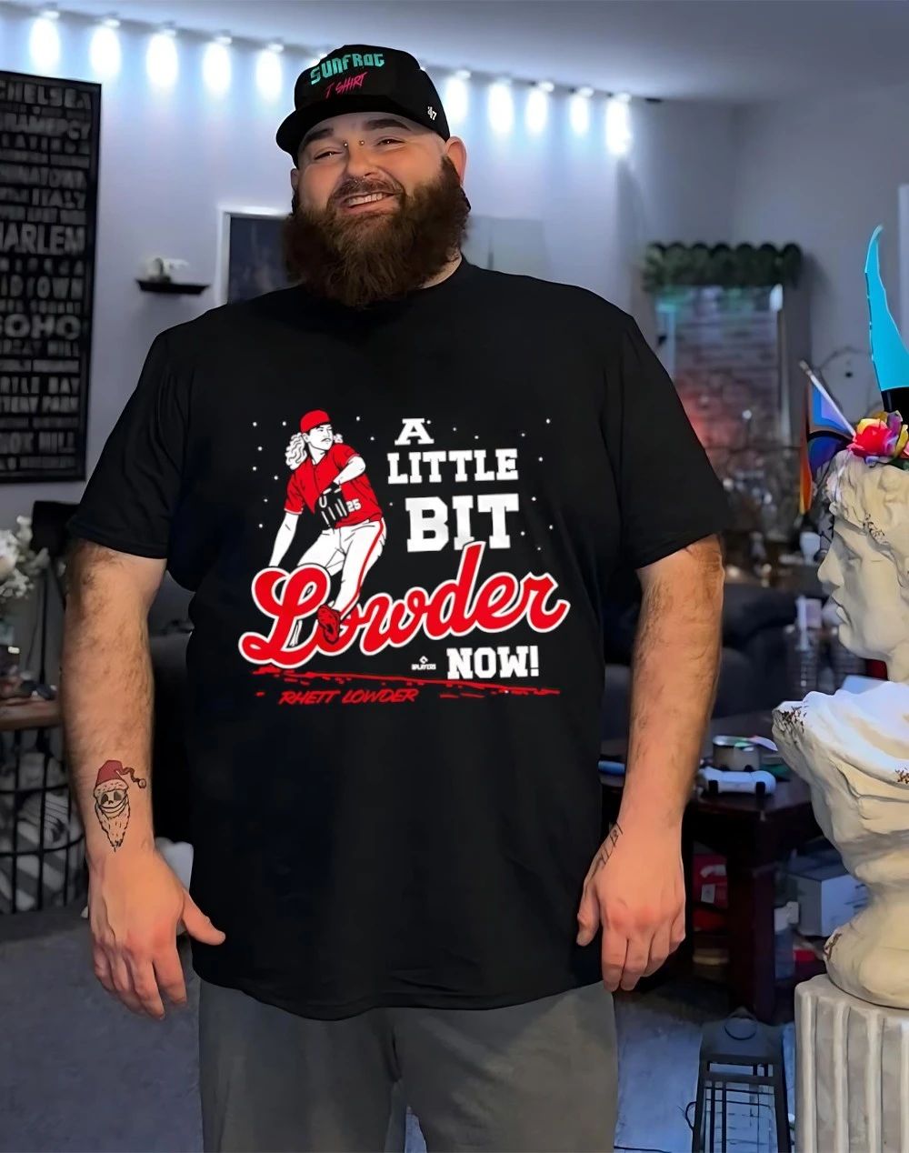 Rhett Lowder Cincinnati Reds A Little Bit Lowder Now shirt