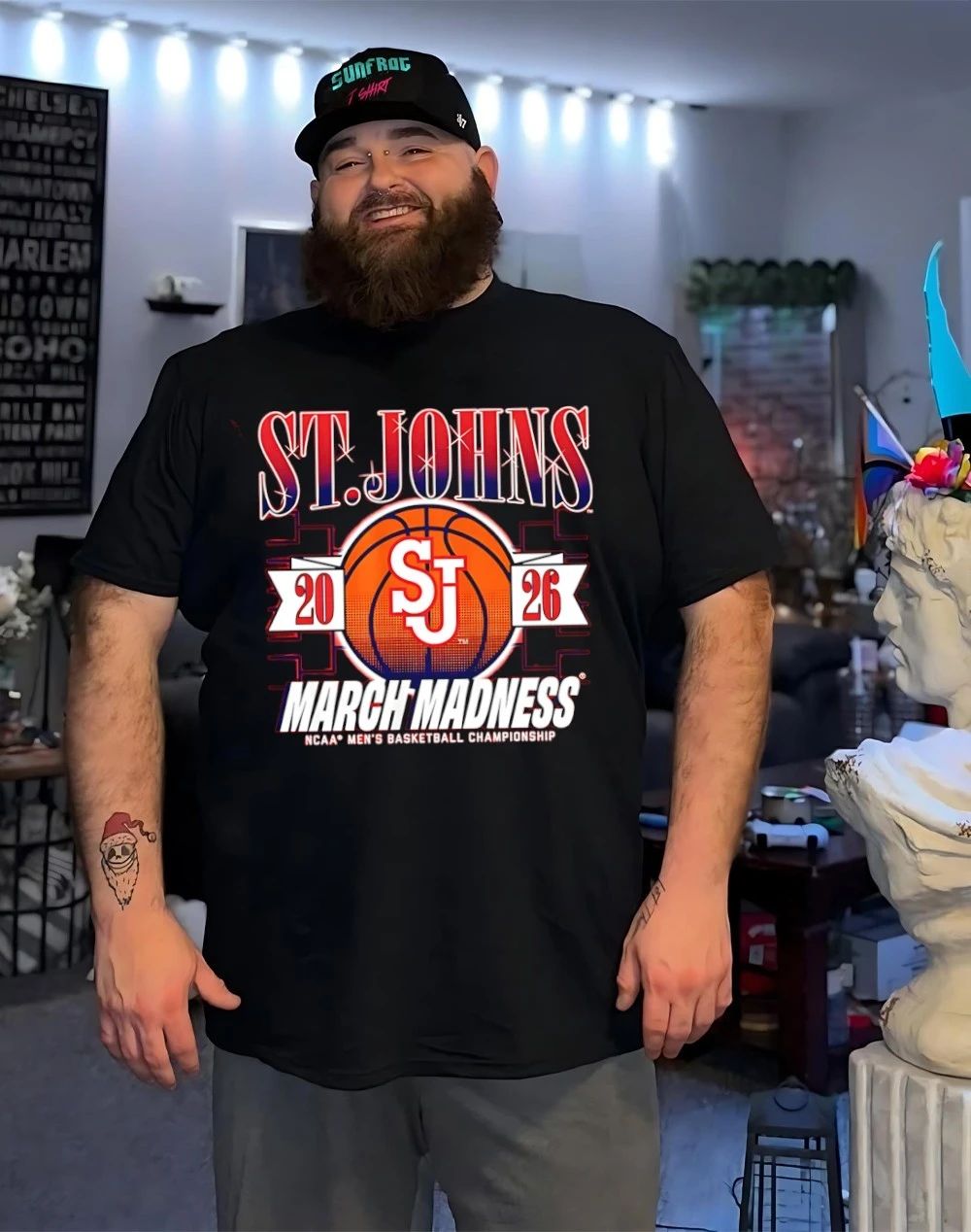 St. Johns Red Storm MBB 2026 March Madness logo shirt