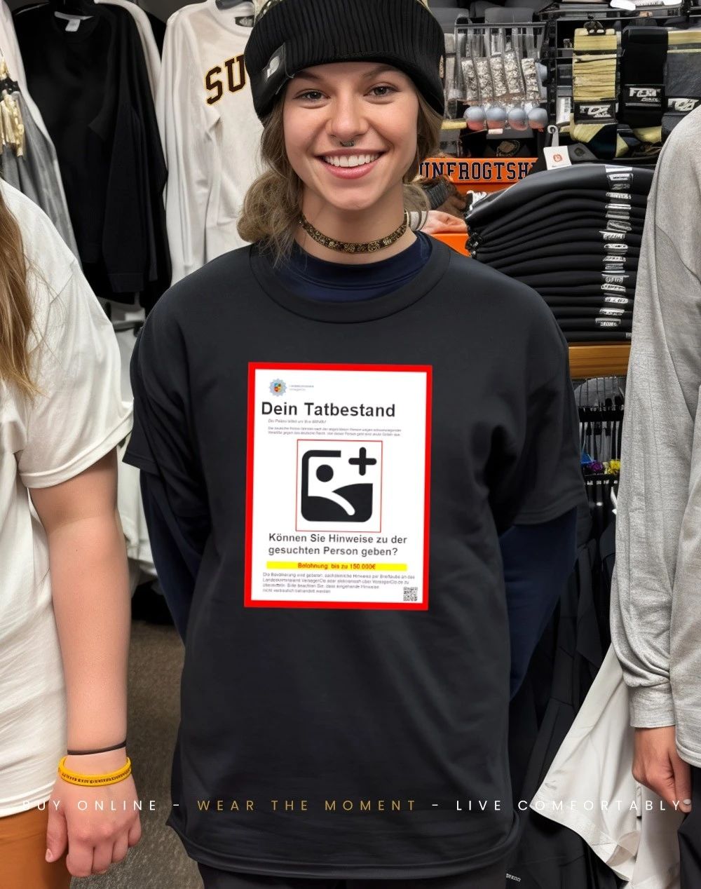Dein personalisierbares Gesucht graphic shirt