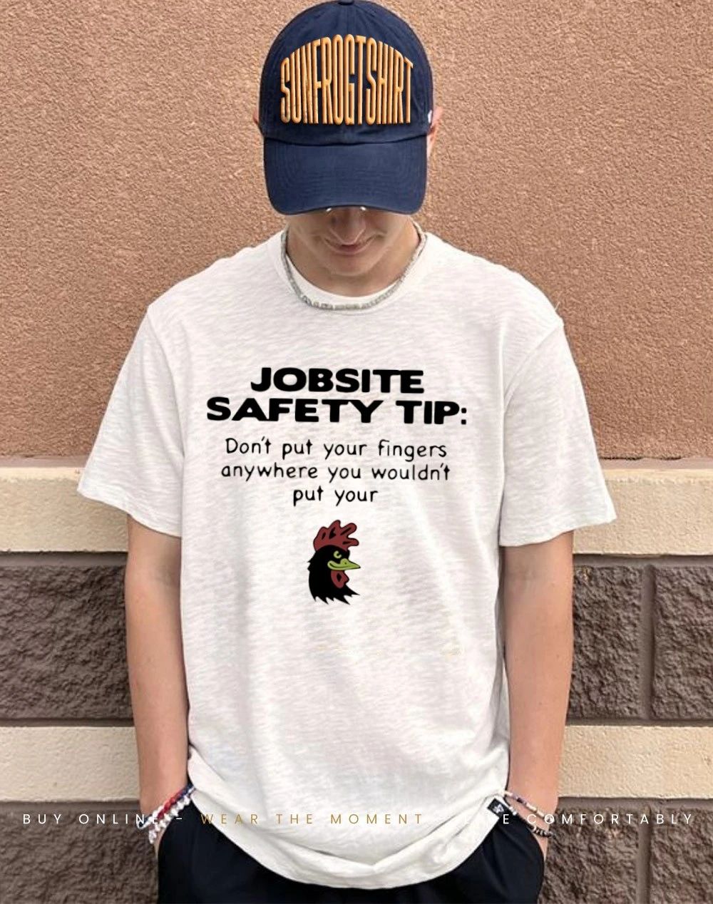Jobsite Safety tip don’t put your fingers anywhere you wouldn’t put your shirt