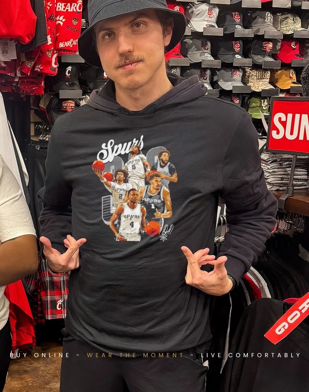 San Antonio Spurs 2026 Playoffs Starting 5 shirt