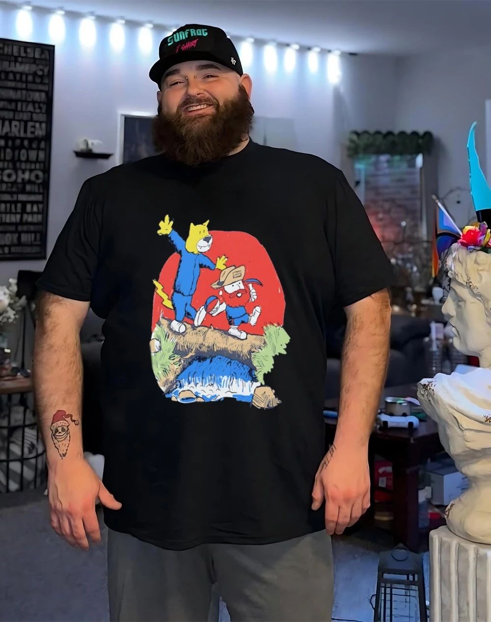 Mile High Mascot Adventure Denver Nuggets Rocky Mountain Parody shirt