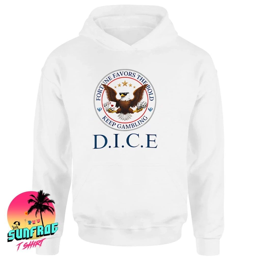 D.I.C.E Emblem Fortune Favors The Bold Keep Gambling shirt