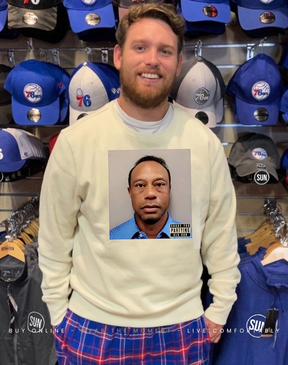 Tiger Woods mugshot Party Boy TW 2026 shirt