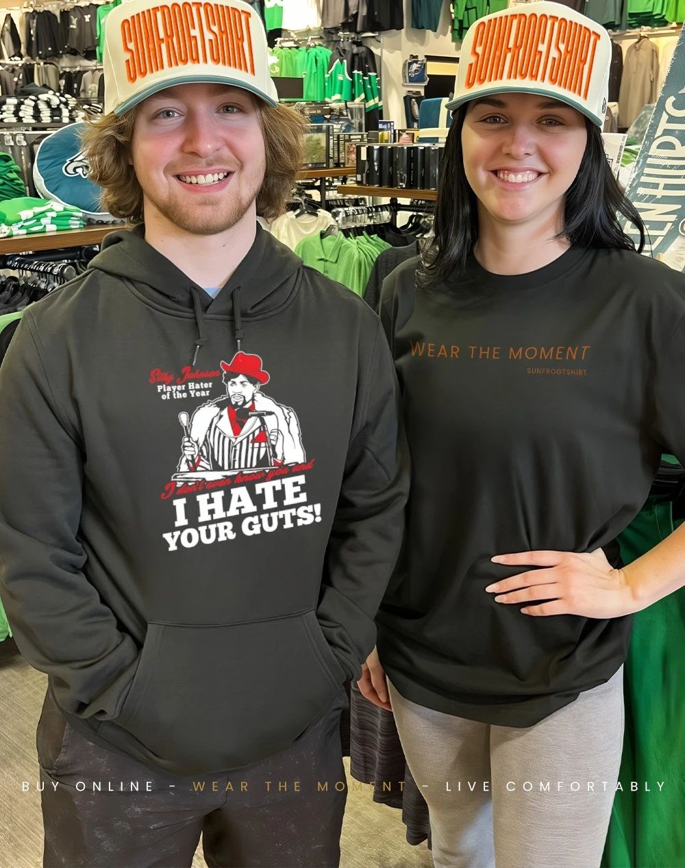Silky Johnson player hater of the year I don’t even know I hate your guts shirt