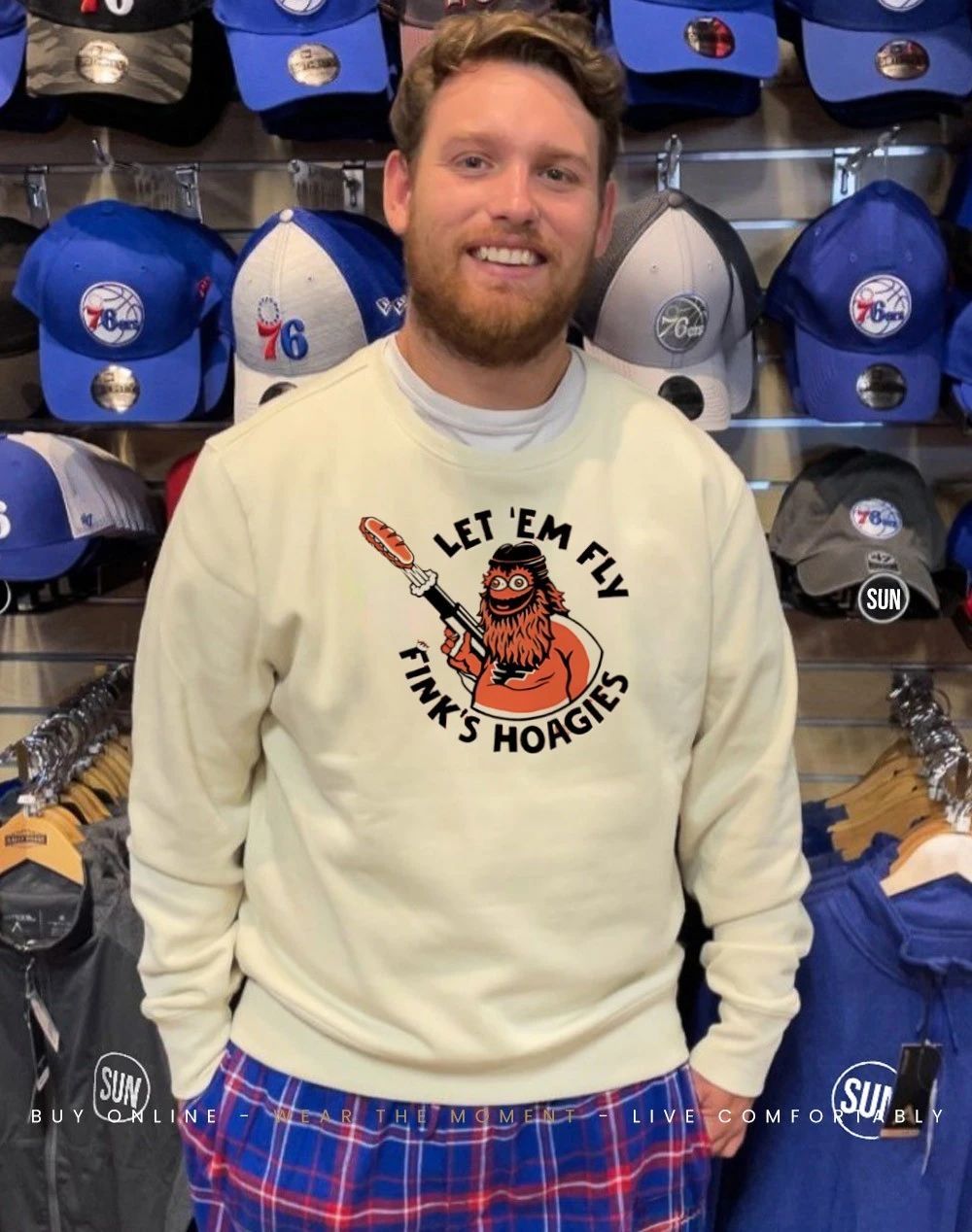 Gritty Philadelphia Flyers Let Em Fly Fink’s Hoagies shirt
