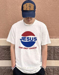 Jesus the only choice Pessi logo shirt