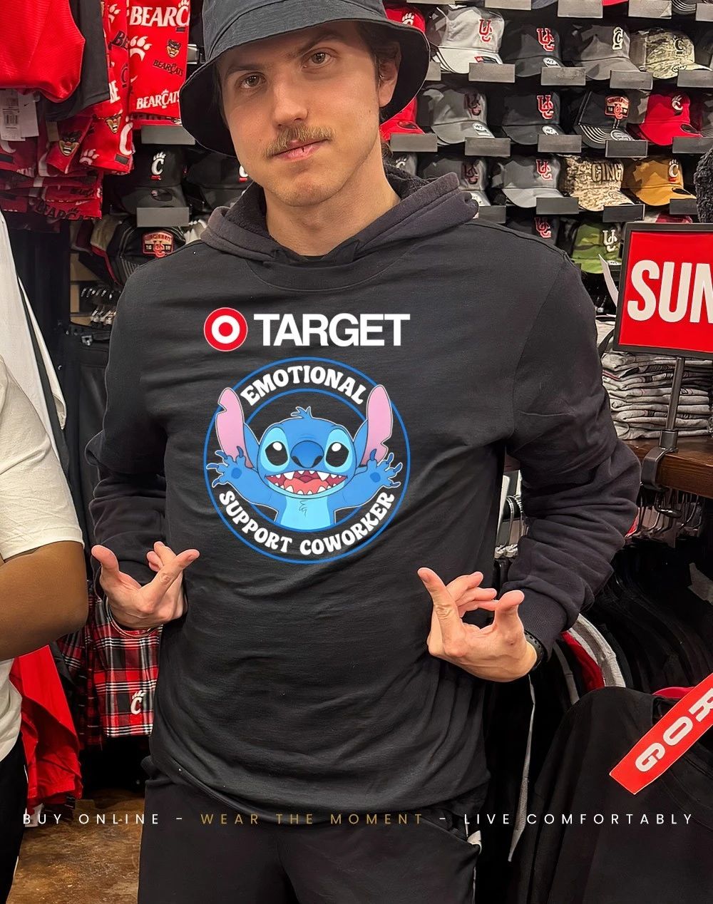 Target emotional support coworker Bluey shirt