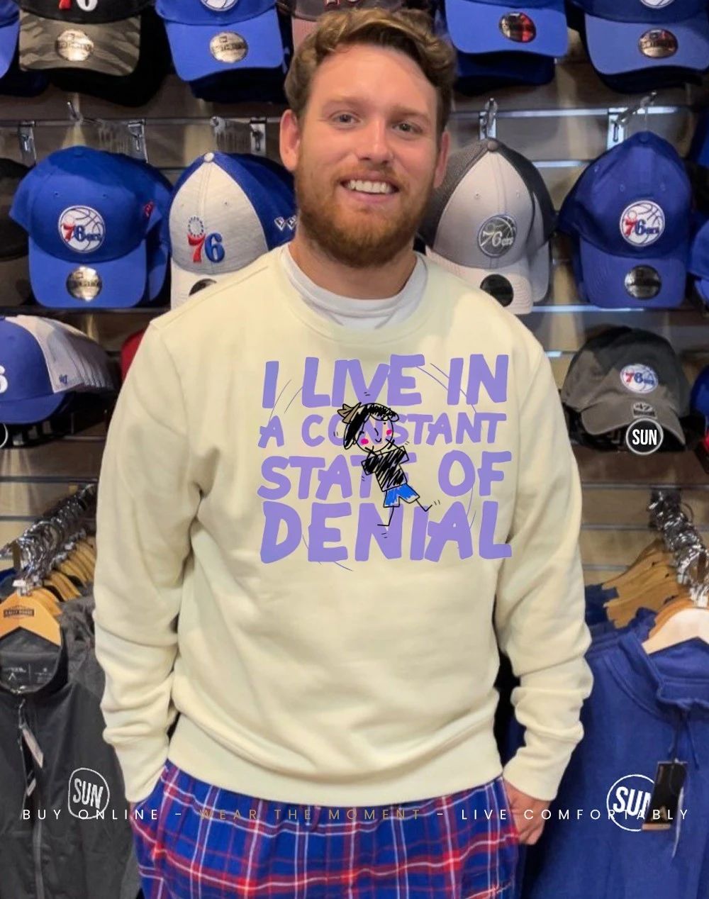 I live in a constant state of denial shirt