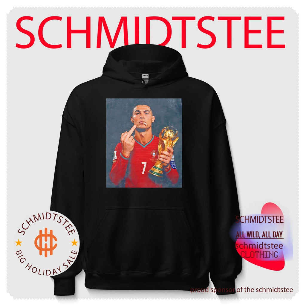 Cristinano Ronaldo Worl Cup Champions 2026 smoking middle finger shirt