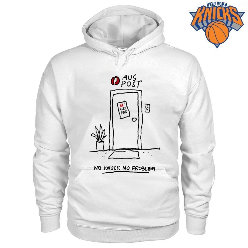 Aus Post No Knock No Problem Funny Delivery Parody shirt