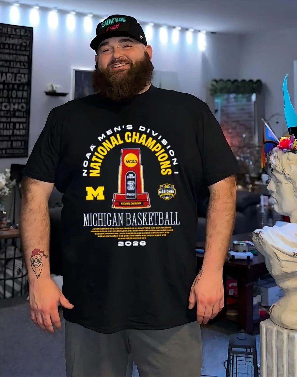 Michigan Wolverines 2026 Men’s Basketball National Champions Legends shirt