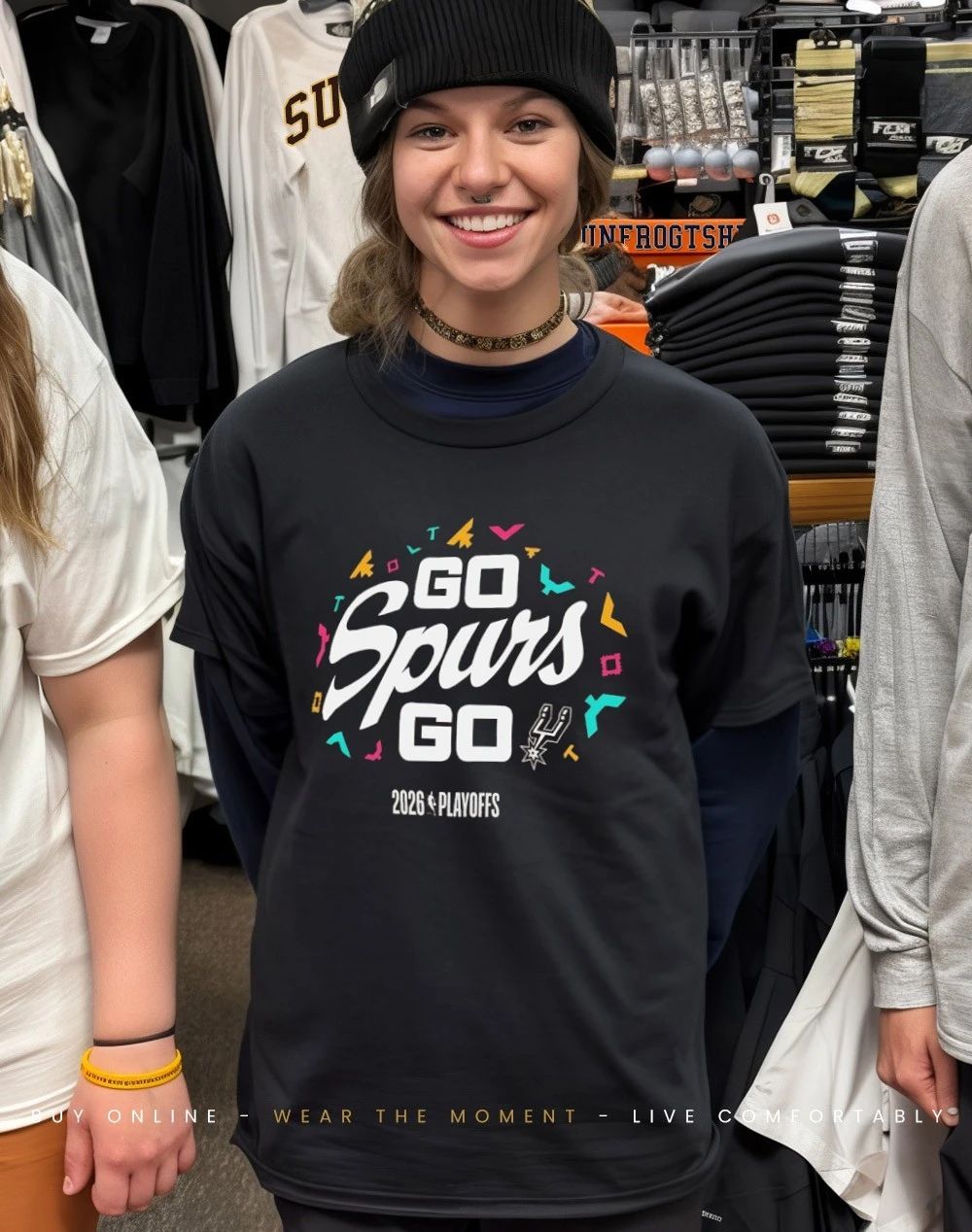 San Antonio Spurs 2026 NBA Playoffs GO SPURS GO shirt